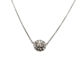 Bespoke Diamond Necklace White Gold 0.35ct
