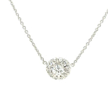 Load image into Gallery viewer, Bespoke Diamond Necklace White Gold 0.35ct