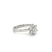 Load image into Gallery viewer, Bespoke Diamond Engagement Ring White Gold 0.50ct