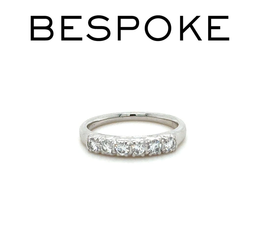 Bespoke Diamond Ring White Gold 0.50ct