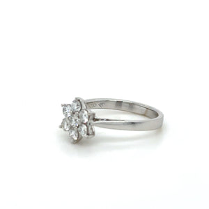 Bespoke Diamond Engagement Ring White Gold 0.50ct