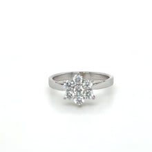 Load image into Gallery viewer, Bespoke Diamond Engagement Ring White Gold 0.50ct