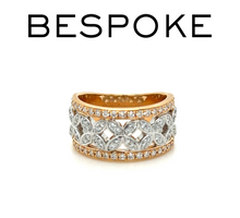 Load image into Gallery viewer, Bespoke Handmade Diamond Dress Ring 0.75ct