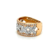 Load image into Gallery viewer, Bespoke Handmade Diamond Dress Ring 0.75ct