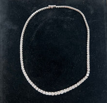 Load image into Gallery viewer, Bespoke Graduated Diamond Tennis Necklace 19.94ct