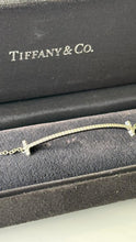 Load image into Gallery viewer, Tiffany &amp; Co T Smile Bracelet 0.12ct