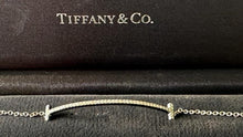 Load image into Gallery viewer, Tiffany &amp; Co T Smile Bracelet 0.12ct