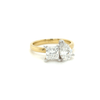 Bespoke Yellow & White Gold Engagement ring 2.0ct