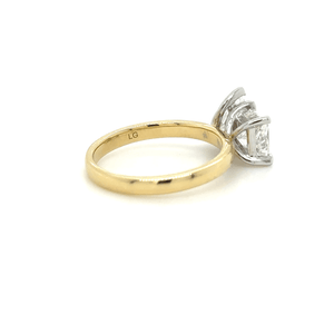 Bespoke Yellow & White Gold Engagement ring 2.0ct