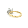 Bespoke Yellow & White Gold Engagement ring 2.0ct