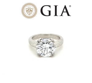 GIA diamond ring