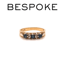 Load image into Gallery viewer, Bespoke Sapphire Rose Gold Ring