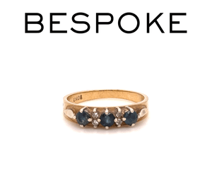 Bespoke Sapphire Rose Gold Ring