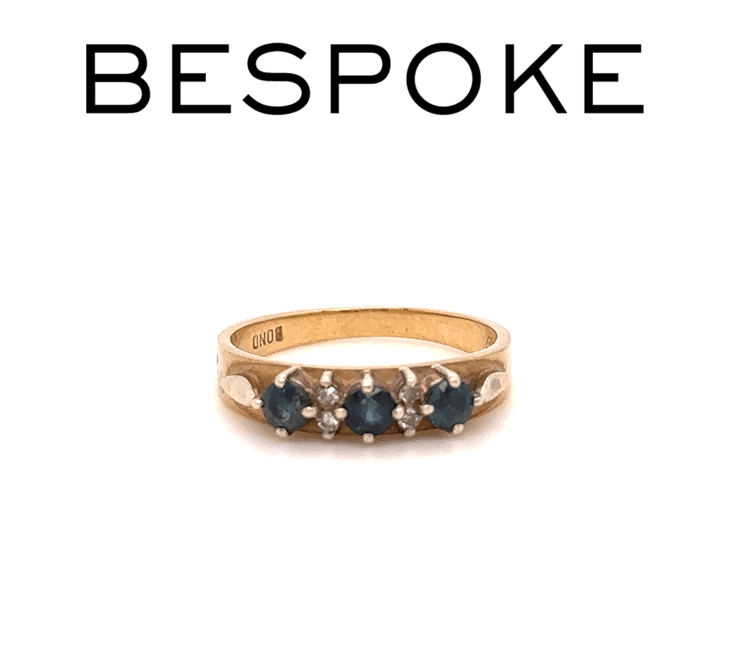 Bespoke Sapphire Rose Gold Ring