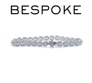 Bespoke Diamond Tennis Bracelet 3.35ct