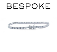Load image into Gallery viewer, Bespoke Diamond Tennis Bracelet 3.43ct