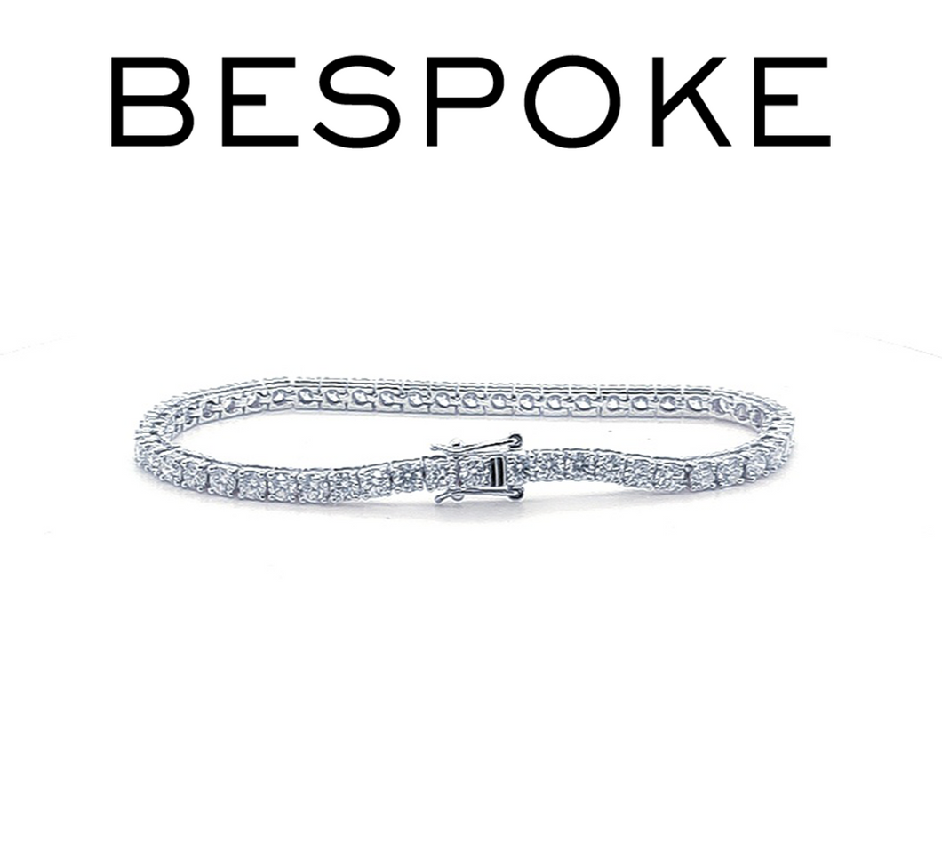 Bespoke Diamond Tennis Bracelet 6.01ct