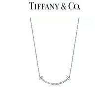 Load image into Gallery viewer, Tiffany &amp; Co T Medium Smile Pendant