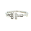 Tiffany & Co T Diamond Wire Ring 0.13ct