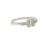 Tiffany & Co T Diamond Wire Ring 0.13ct