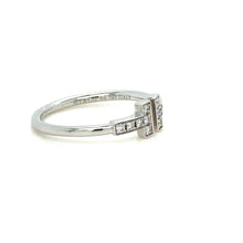 Load image into Gallery viewer, Tiffany &amp; Co T Diamond Wire Ring 0.13ct