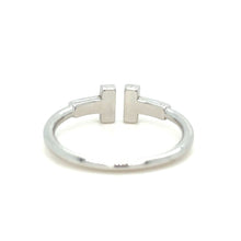 Load image into Gallery viewer, Tiffany &amp; Co T Diamond Wire Ring 0.13ct