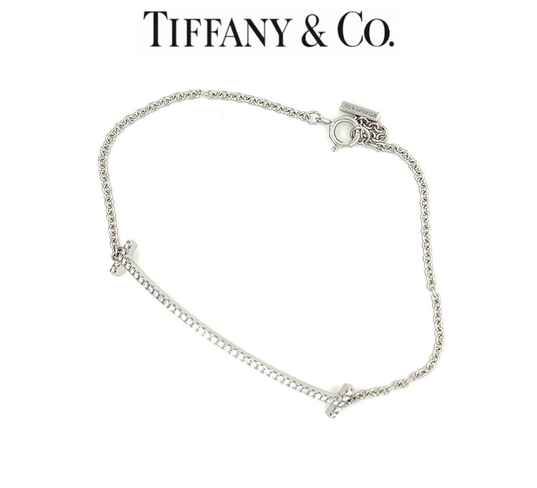 Tiffany & Co T Smile Bracelet 0.12ct