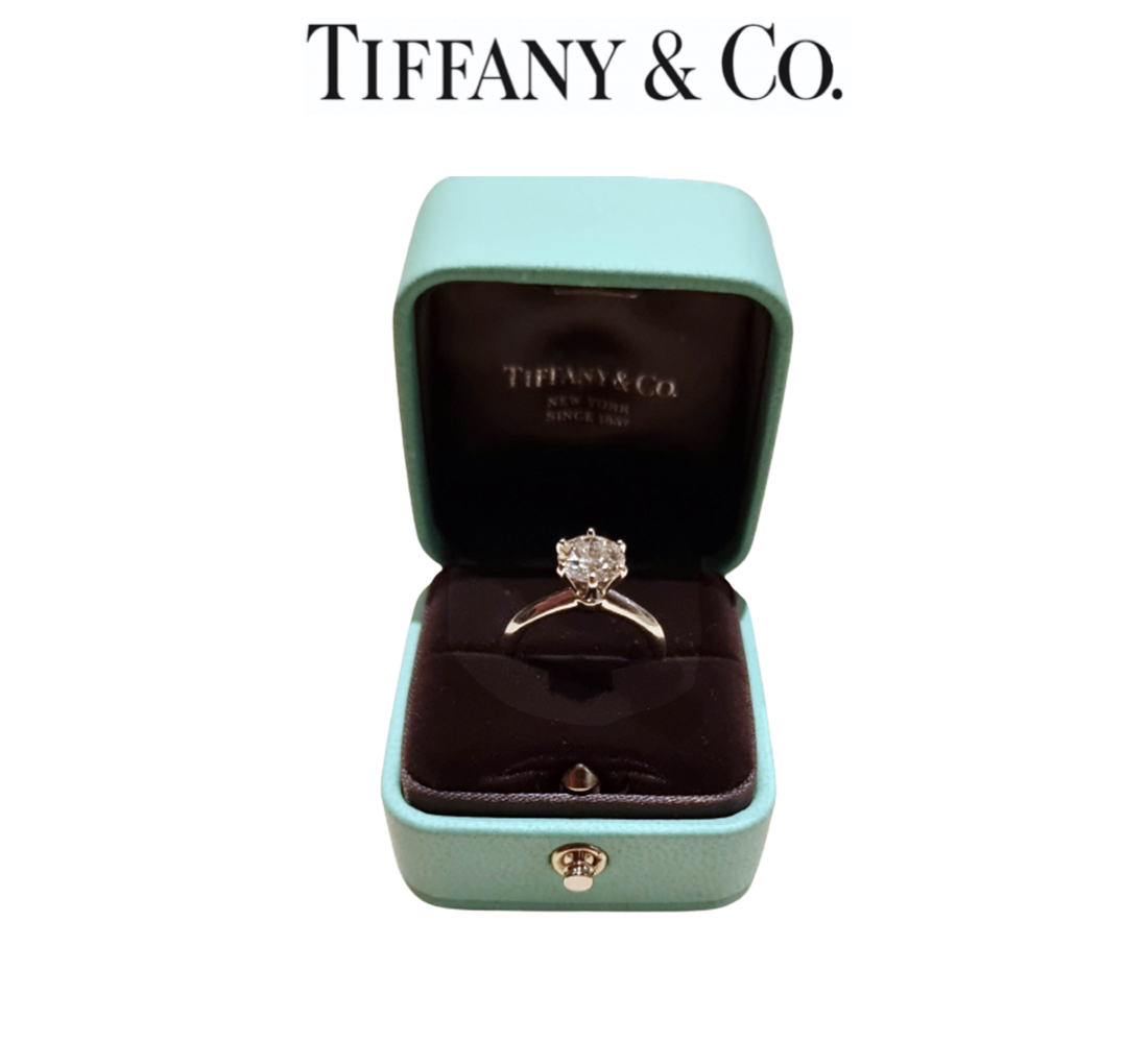 Tiffany & Co Engagement Ring 1.64ct Sell Diamonds in Sydney