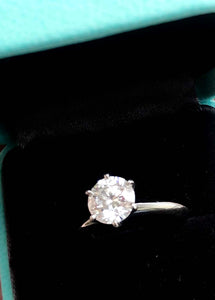 Tiffany & Co Solitaire Engagement Ring 1.29ct