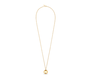 B Blossom Medallion - Yellow Gold, White Gold & Pave Diamonds - Luxury Brand Jewellery