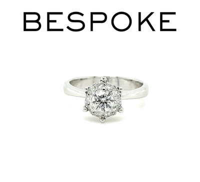 Bespoke Custom Ladies Diamond Ring 0.60ct