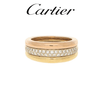 Cartier 18k Tricolor Gold and Diamond Ring circa 1990 - Luxury Brand Jewellery