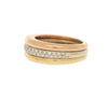 Cartier 18k Tricolor Gold and Diamond Ring circa 1990 - Luxury Brand Jewellery