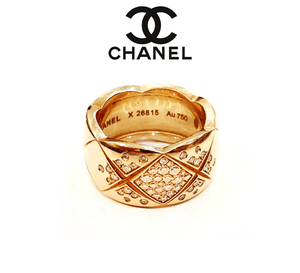 Chanel Coco Crush Rose Gold Ring - Luxury Brand Jewellery