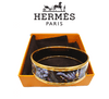 Hermes Enamel Bangle - Feather - Luxury Brand Jewellery