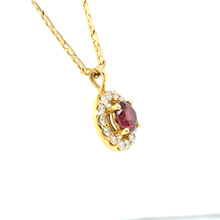 Load image into Gallery viewer, Bespoke Rhodolite Garnet Pendant