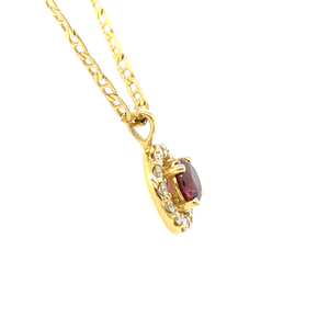 Bespoke Rhodolite Garnet Pendant
