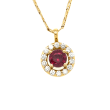 Load image into Gallery viewer, Bespoke Rhodolite Garnet Pendant