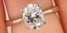 Load image into Gallery viewer, Platinum 1.04Ct Diamond Engagement Ring - Luxury Brand Jewellery