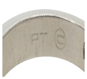 Platinum Princess Cut Canturi Diamond Wedding Band - Luxury Brand Jewellery