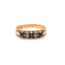Load image into Gallery viewer, Bespoke Sapphire Rose Gold Ring