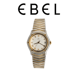 Stainless Steel And 18Ct Gold Ebel Sport Classic Wristwatch - Luxury Brand Jewellery