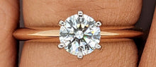 Load image into Gallery viewer, The Tiffany Setting Engagement Ring in 18k Rose Gold 0.70ct - Luxury Brand Jewellery