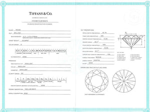 Tiffany & Co Setting Engagement Ring in Platinum 0.40ct - Luxury Brand Jewellery