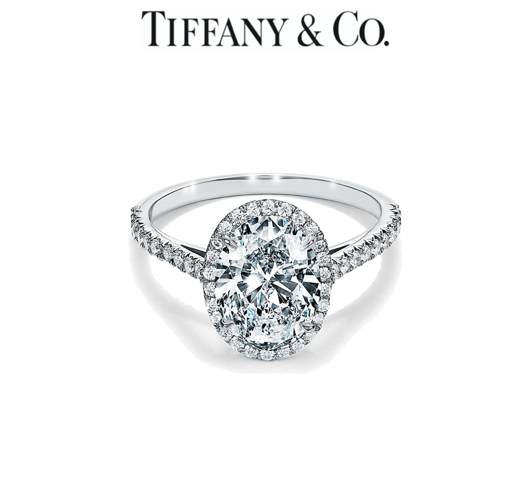 Tiffany & Co Soleste Oval Diamond Ring - Luxury Brand Jewellery