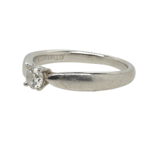 Load image into Gallery viewer, Tiffany Harmony Round Brilliant Engagement Ring in Platinum 0.21ct - Luxury Brand Jewellery