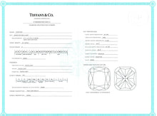 Load image into Gallery viewer, Tiffany Novo Cushion-cut Engagement Ring with a Pavé Diamond Platinum Band - Luxury Brand Jewellery