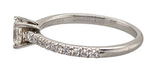 Load image into Gallery viewer, Tiffany Novo Cushion-cut Engagement Ring with a Pavé Diamond Platinum Band - Luxury Brand Jewellery