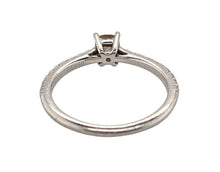 Load image into Gallery viewer, Tiffany Novo Cushion-cut Engagement Ring with a Pavé Diamond Platinum Band - Luxury Brand Jewellery