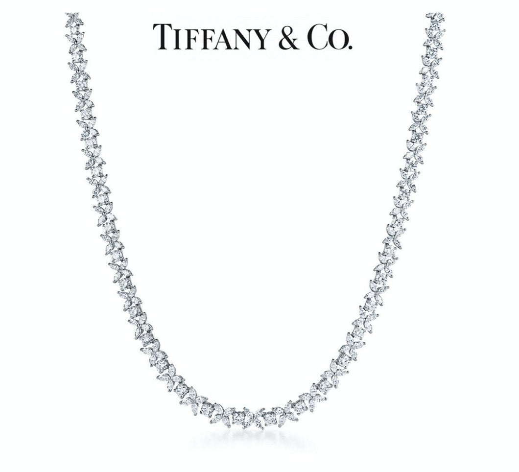 Tiffany Victoria® Alternating Graduated Necklace - Luxury Brand Jewellery